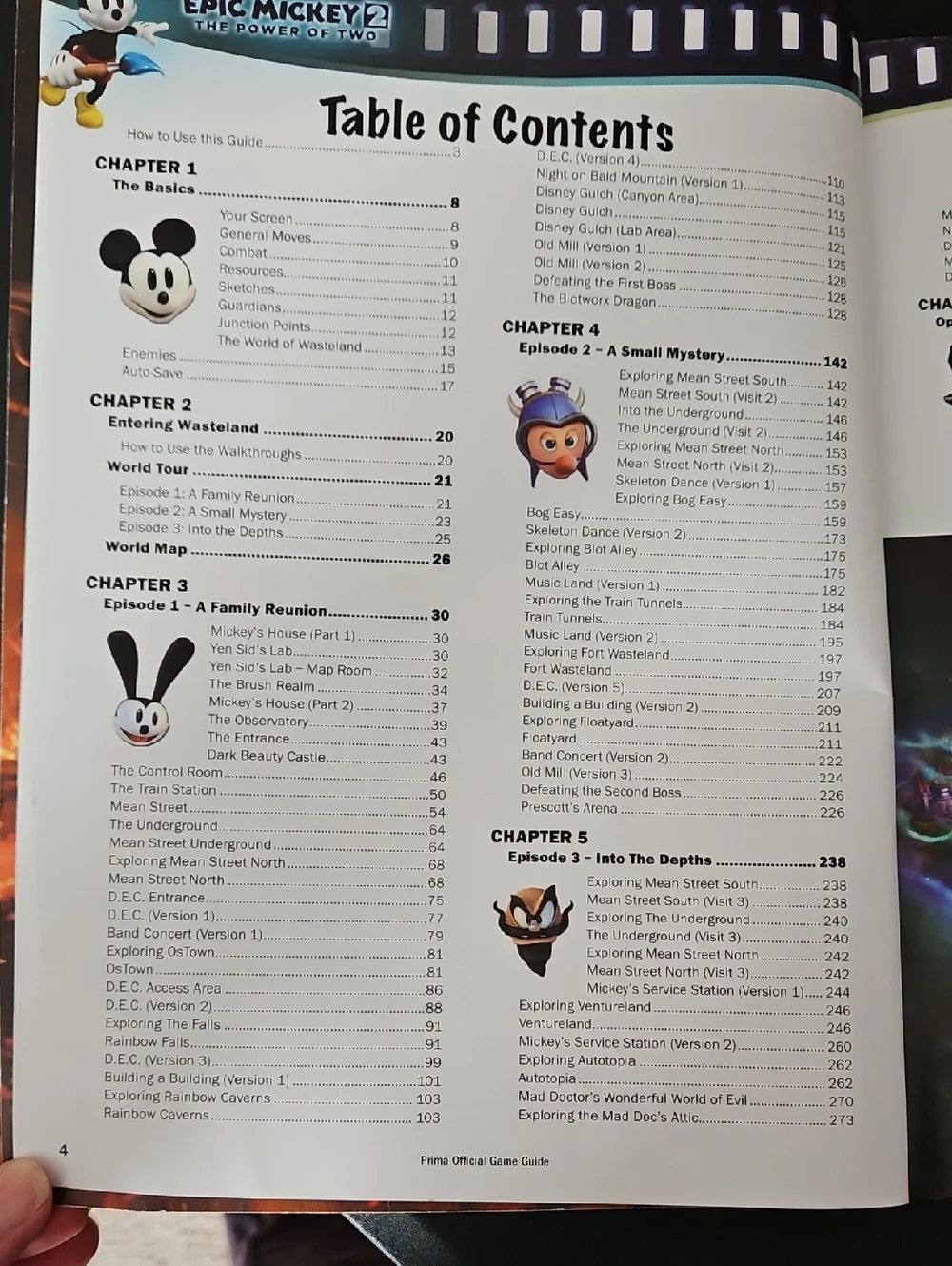 Disney Epic Mickey 2: The Power of Two Official Game Guide